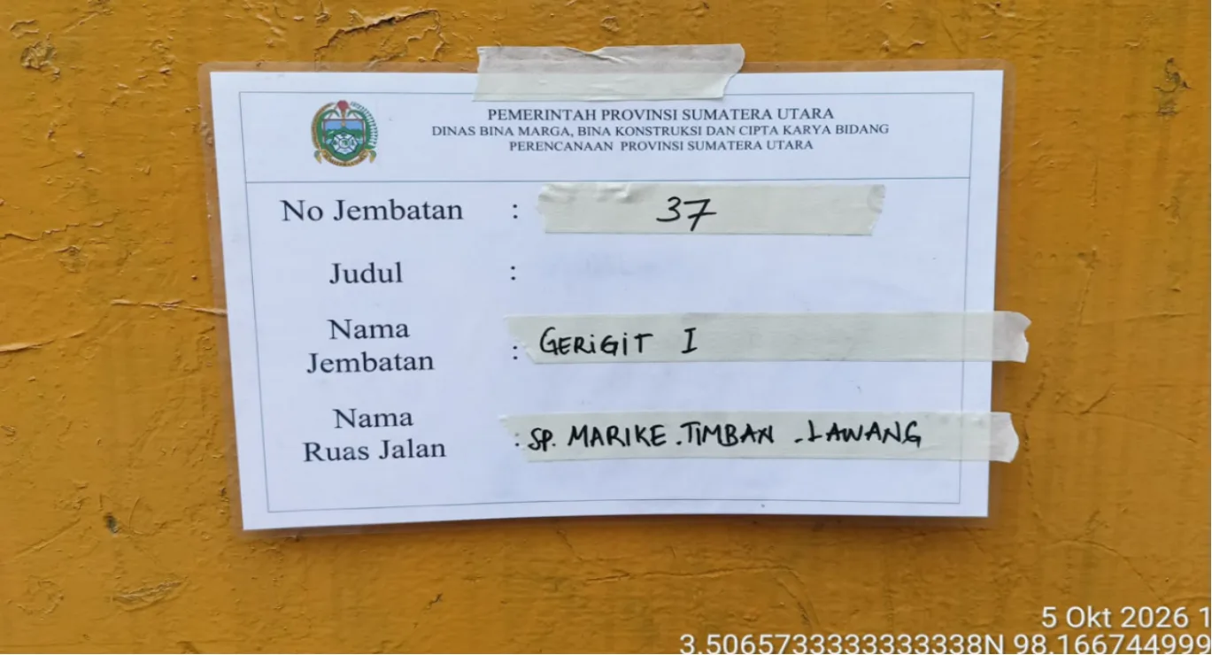 Papan nama – GERIGIT 1
