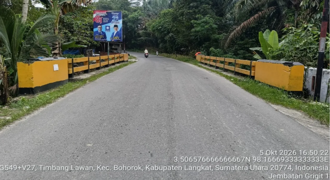 Dari arah awal ruas (masuk) – GERIGIT 1