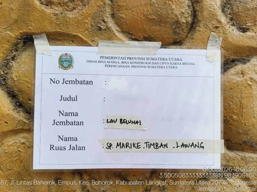 Papan nama – LAU BELUMAI